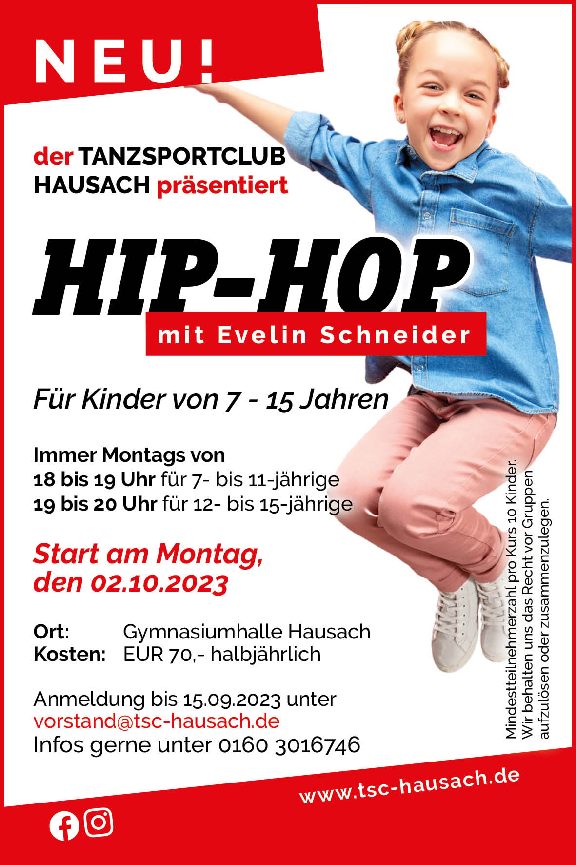 Hip-Hop für Kinder von 7 - 15 Jahren